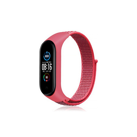 Ремешок DF для Xiaomi Mi Band 3/4/5/6 Pink