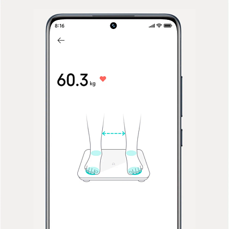 Умные весы Xiaomi Body Composition Scale S400 (BHR7793GL) Умные весы Xiaomi Body Composition Scale S400 (BHR7793GL)