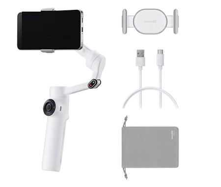 Электрический стабилизатор для смартфона Insta360 Flow 2 White (Белый) Электрический стабилизатор для смартфона Insta360 Flow 2 White (Белый)