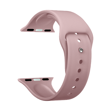 Ремешок Deppa Band Silicone для Apple Watch 42/44/45/49mm, силиконовый, розовый (арт.47131)