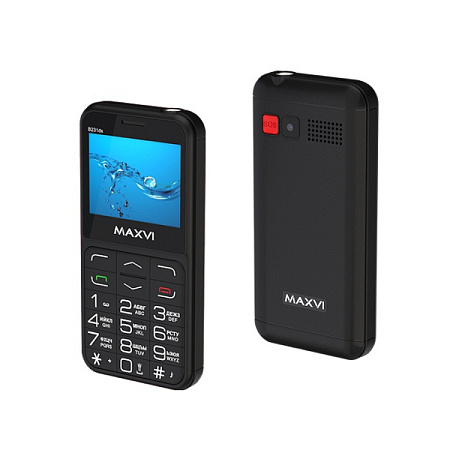 Телефон MAXVI B231ds Black (Черный)