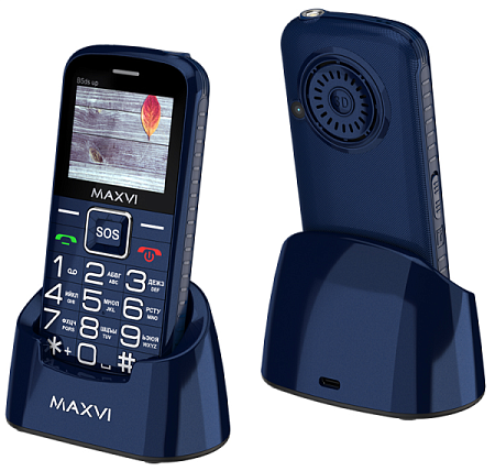 Телефон MAXVI B5ds up Blue (Синий) Телефон MAXVI B5ds up Blue (Синий)