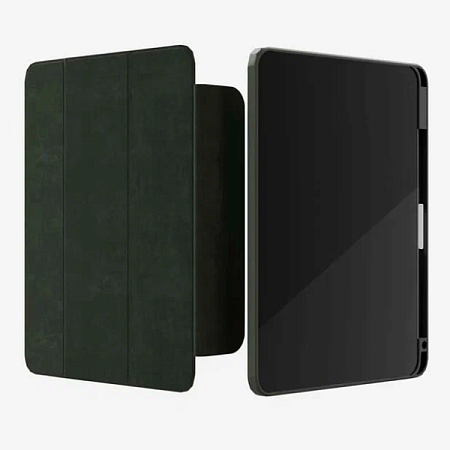 Чехол-книжка VLP Split Folio для планшета Apple iPad Pro M4/M5 13" (2024/25) Dark-green