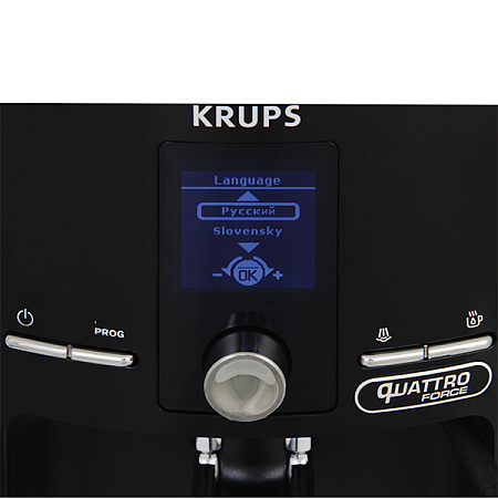 Кофемашина Krups Quattro Force EA82F010 Черный