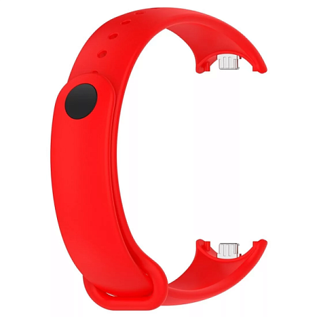 Сменный силиконовый ремешок Red Line для Xiaomi Mi Band 8 Красный