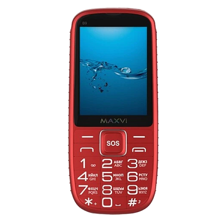 Телефон MAXVI B9 Red (Красный)