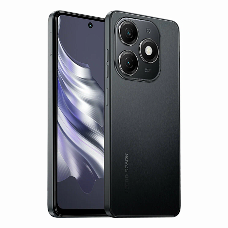 Смартфон Tecno Spark 20 8/128GB Gravity Black (Черный)