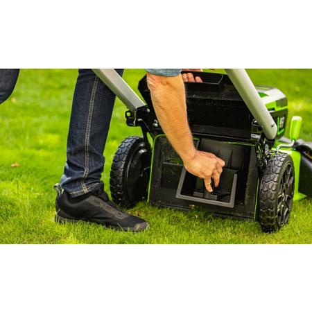 Газонокосилка аккумуляторная Greenworks GD60LM46SP 60В (2502907) (Без акб/зу)