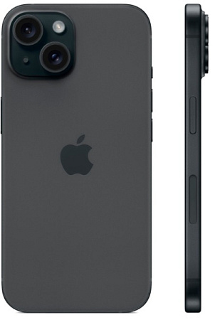 Смартфон Apple iPhone 15 128GB Black (Черный) SIM+eSIM