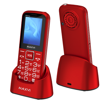 Телефон MAXVI B21ds up Red (Красный) Телефон MAXVI B21ds up Red (Красный)