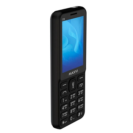 Телефон MAXVI C38 Black (Черный)