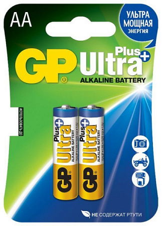 Батарейки GP Ultra Plus Alkaline AA (2шт)