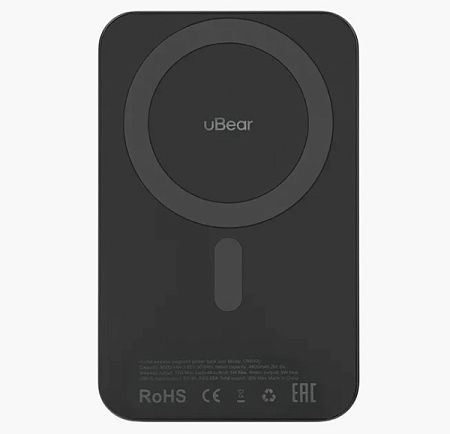 Внешний аккумулятор uBear Cruice 8000mAh PD20W 3 в 1 (PB16BL8000CR-PDM) Черный