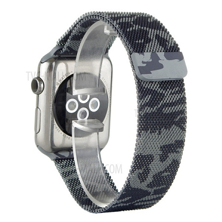 Ремешок для Apple Watch 42/44/45/49mm Milanese Loop Хаки Grey Ремешок для Apple Watch 42/44/45/49mm Milanese Loop Хаки Grey