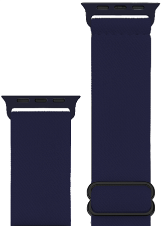 Ремешок Hoco для Apple Watch 42/44/45/49mm Fashion Series Elastic Nylon Deep Blue