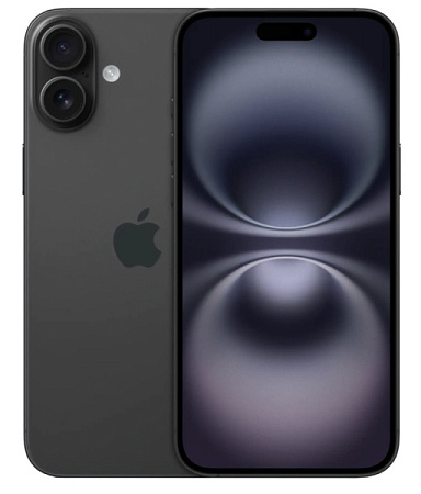 Смартфон Apple iPhone 16 128GB Black (Черный) SIM+eSIM