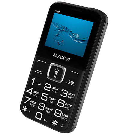 Телефон MAXVI B200 Black (Черный)