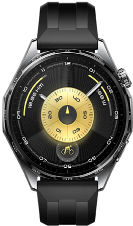Умные часы Huawei Watch GT 6 46mm Black Fluoroelastomer Strap (Черный)