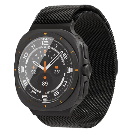 Ремешок VLP Milanese Band для Samsung Galaxy Watch Ultra 47мм Black (Черный)