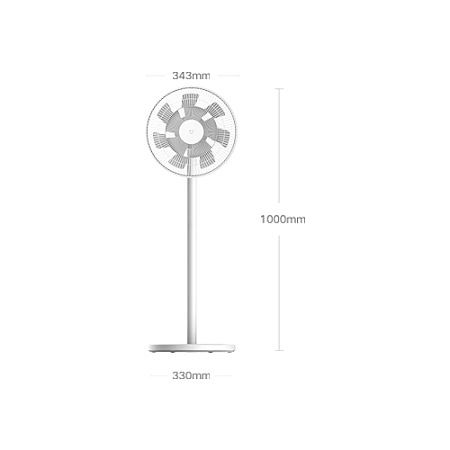 Вентилятор Xiaomi Mi Smart Standing Fan 2 (BHR4828GL) Белый Вентилятор Xiaomi Mi Smart Standing Fan 2 (BHR4828GL) Белый