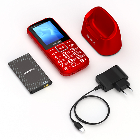 Телефон MAXVI B21ds up Red (Красный)