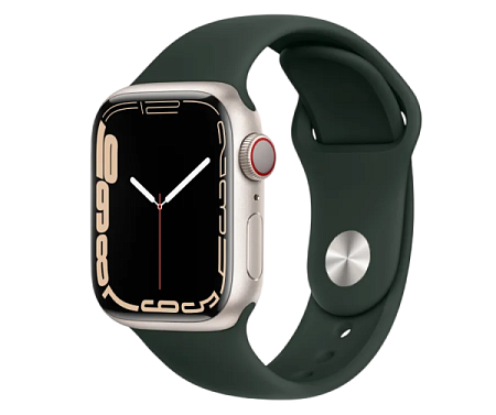 Ремешок для Apple Watch 42/44/45/46/49mm Sport Band Зеленый