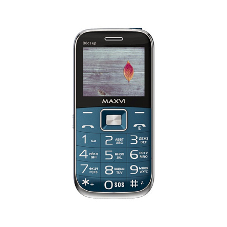 Телефон MAXVI B6ds up Marengo (Синий) Телефон MAXVI B6ds up Marengo (Синий)