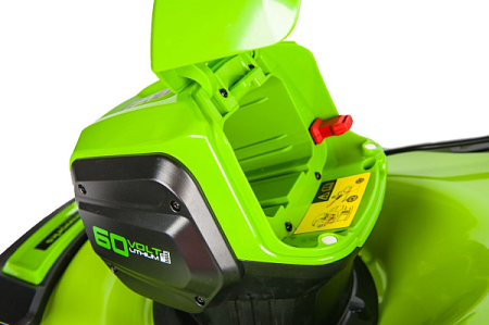 Газонокосилка аккумуляторная Greenworks GD60LM46HP 60В (2502807) (Без акб/зу)