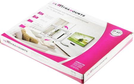 Кронштейн для телевизора UltraMounts UM 831TW (17-43") Белый