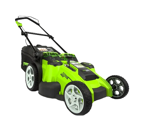 Газонокосилка аккумуляторная Greenworks G40LM49DB 40В (2500207) (Без акб/зу)