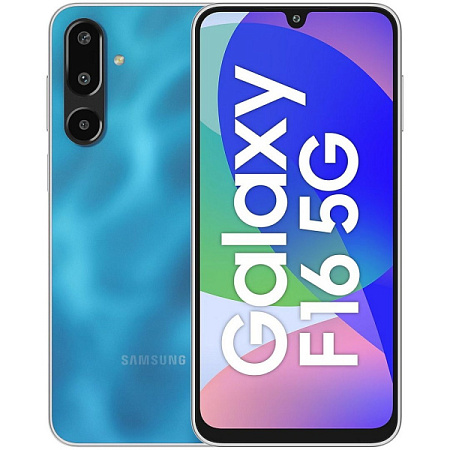 Смартфон Samsung Galaxy F16 5G 4/128GB SM-E166 Vibing Blue (Голубой) Смартфон Samsung Galaxy F16 5G 4/128GB SM-E166 Vibing Blue (Голубой)