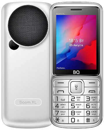 Телефон BQ 2810 Boom XL Silver (Серебристый) Телефон BQ 2810 Boom XL Silver (Серебристый)