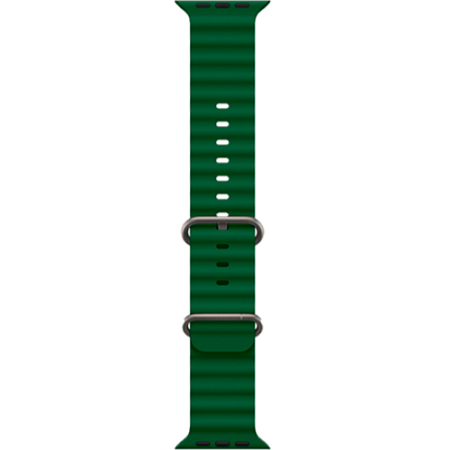 Ремешок Hoco для Apple Watch 38/40/41mm Marine Doble Buckle Silicone Strap Green