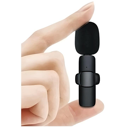 Микрофон-петличка беспроводной JBH Wireless Microphone K9 Lightning Черный