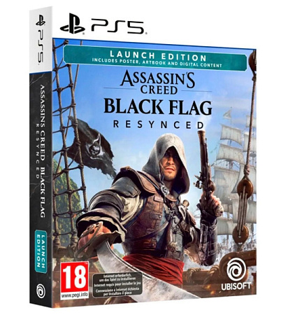 Игра для PS5 Assassin's Creed IV: Black Flag Resynced – Launch Edition (Русские субтитры) Игра для PS5 Assassin's Creed IV: Black Flag Resynced – Launch Edition (Русские субтитры)