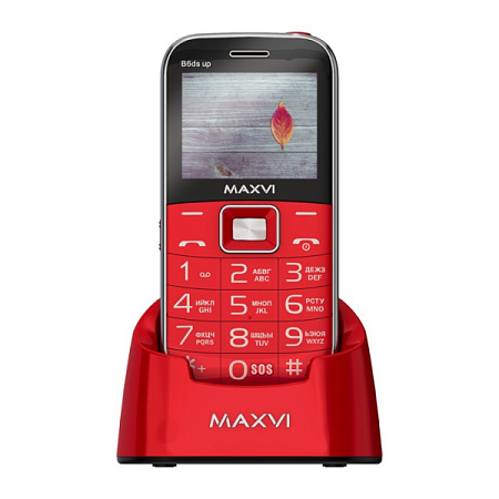 Телефон MAXVI B6ds up Red (Красный)