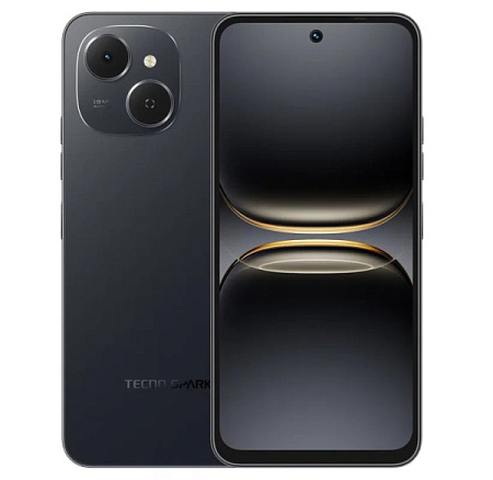 Смартфон Tecno Spark 40C 8/128GB Ink Black (Черный)