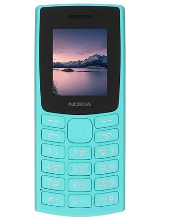 Телефон Nokia HMD 105 (2024) TA-1557DS Cyan (Синий)