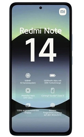 Смартфон REDMI Note 14 4G 6/128GB Ocean Blue (Синий) (RU)