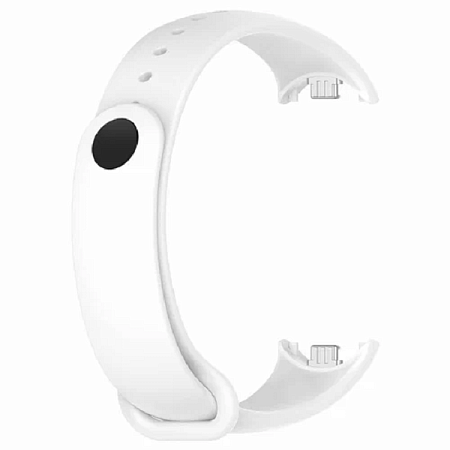 Сменный силиконовый ремешок для Xiaomi Mi Band 8/9/10 Белый Сменный силиконовый ремешок для Xiaomi Mi Band 8/9/10 Белый