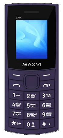 Телефон MAXVI C40 Purple (Фиолетовый)