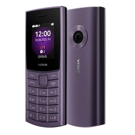 Телефон Nokia 110 (2024) 4G TA-1543 Dual Sim Arctic Purple (Фиолетовый)