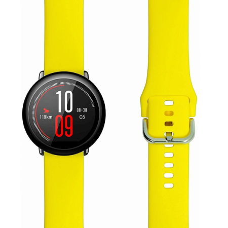 Ремешок Red Line универсальный силиконовый 22mm Желтый