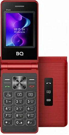 Телефон BQ 2411 Shell Dual Sim Red (Красный) Телефон BQ 2411 Shell Dual Sim Red (Красный)