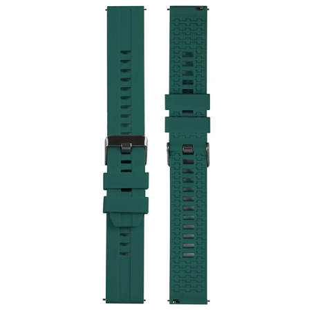 Ремешок Red Line универсальный силиконовый рельефный 22mm Зеленый