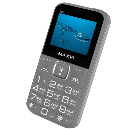Телефон MAXVI B200 Grey (Серый)