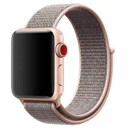 Ремешок для Apple Watch 42/44/45/49mm Nylon Loop Pink Sand Ремешок для Apple Watch 42/44/45/49mm Nylon Loop Pink Sand