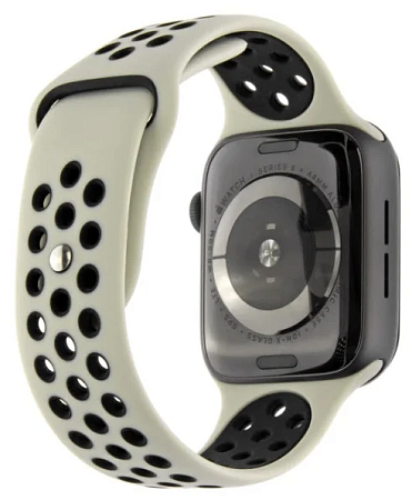 Ремешок INTERSTEP для Apple Watch 42/44/45/49mm Жемчужно-черный