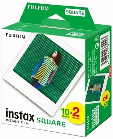 Бумага для фотоаппарата Fuji Instax Square Twin Pack Бумага для фотоаппарата Fuji Instax Square Twin Pack