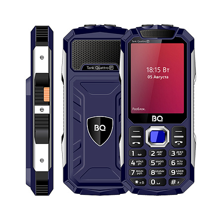 Телефон BQ 2817 Tank Quattro Power 4 Sim Blue (Синий)